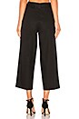 view 3 of 4 Belted Crop Waist Pant in Black