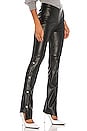 view 2 of 4 Stretch Washable Faux Leather Pants in Black