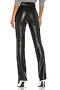 view 3 of 4 Stretch Washable Faux Leather Pants in Black