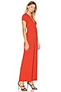 view 3 of 4 Crepe Open Back Jumpsuit in Cherry
