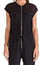 view 4 of 4 Silk Romper in Black