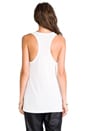view 3 of 4 Classic Tank with Pocket in White