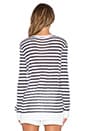 view 3 of 4 Stripe Long Sleeve Tee in Ink & Ivory