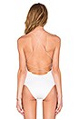 view 5 of 5 Criss Cross Back Bodysuit in White