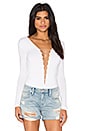 view 1 of 4 Lace Up Bodysuit in White