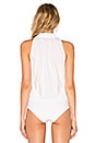 view 4 of 5 Sleeveless Bodysuit in White