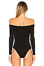 view 4 of 5 Off the Shoulder Bodysuit in Black