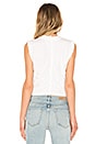view 3 of 4 High Twist Crop Top in White