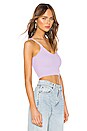 view 2 of 4 Shrunken Rib Bra Top in Lavender