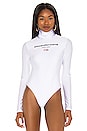 view 2 of 5 Turtleneck Long Sleeve Bodysuit in White