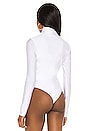 view 4 of 5 Turtleneck Long Sleeve Bodysuit in White