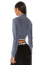 view 3 of 4 Corduroy Cropped Top in Winter Blue