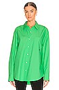 view 2 of 6 Boyfriend Shirt in Neon Kelly