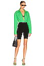 view 6 of 6 Boyfriend Shirt in Neon Kelly