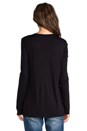 view 3 of 4 Classic Long Sleeve Pocket in Black