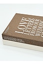 view 4 of 4 Wedding Guest Love Letters Keepsake Book Box in Brown Linen