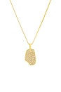view 2 of 2 Iced Pop Yellow Gold Necklace in Yellow