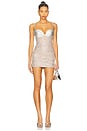 view 1 of 4 Sira Mini Dress in Silver