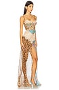view 3 of 5 Dolce Maxi Dress in Turquoise Baroque