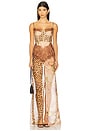view 2 of 5 Dolce Maxi Dress in Leopard Silk