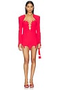 view 2 of 4 Aurora Mini Dress in Red