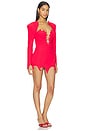 view 3 of 4 Aurora Mini Dress in Red