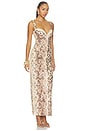 view 2 of 4 ROBE SIRA MAXI  in Desert Snake