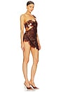 view 2 of 5 Gia Drape Dress in Brown