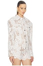 view 3 of 6 Chantilly Lace Jacket in White