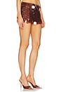 view 2 of 6 Gia Mini Skirt in Brown