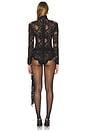 view 3 of 3 Flora Romper in Black Lace