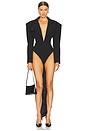 view 1 of 3 Rika Bow Romper in Black