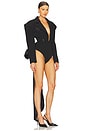 view 2 of 3 Rika Bow Romper in Black