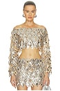 view 1 of 5 Luna Top in Silver
