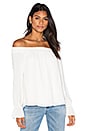 view 1 of 4 Evangeline Off Shoulder Long Sleeve Top in Ivory
