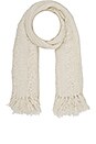 view 2 of 3 Boucle Scarf in White