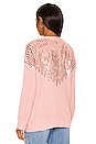 view 3 of 4 Amika Cardigan with Sequins in Rose Blush