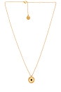 view 1 of 3 Shine Necklace in Gold & Blue Sapphire