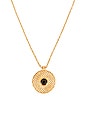 view 2 of 3 Shine Necklace in Gold & Blue Sapphire