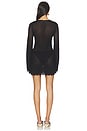 view 3 of 3 Tanzania Short Dress in Black
