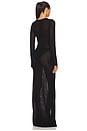 view 3 of 3 VESTIDO LONGO TANZANIA in Black