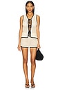 view 5 of 6 Plage Hot Pants in Bone & Black