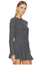 view 2 of 4 Como Belted Cardigan in Grey