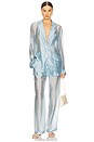 view 4 of 4 Gilian Blazer in Light Blue
