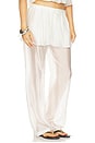 view 2 of 6 Gilian Peplum Pants in White