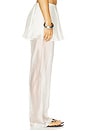 view 3 of 6 Gilian Peplum Pants in White