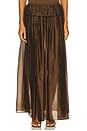view 2 of 7 Gilian Maxi Skirt in Espresso in Brown