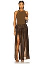 view 6 of 7 Gilian Maxi Skirt in Espresso in Brown