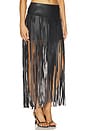 view 3 of 7 Brooklyn Fringe Skirt in Black