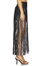 view 4 of 7 Brooklyn Fringe Skirt in Black